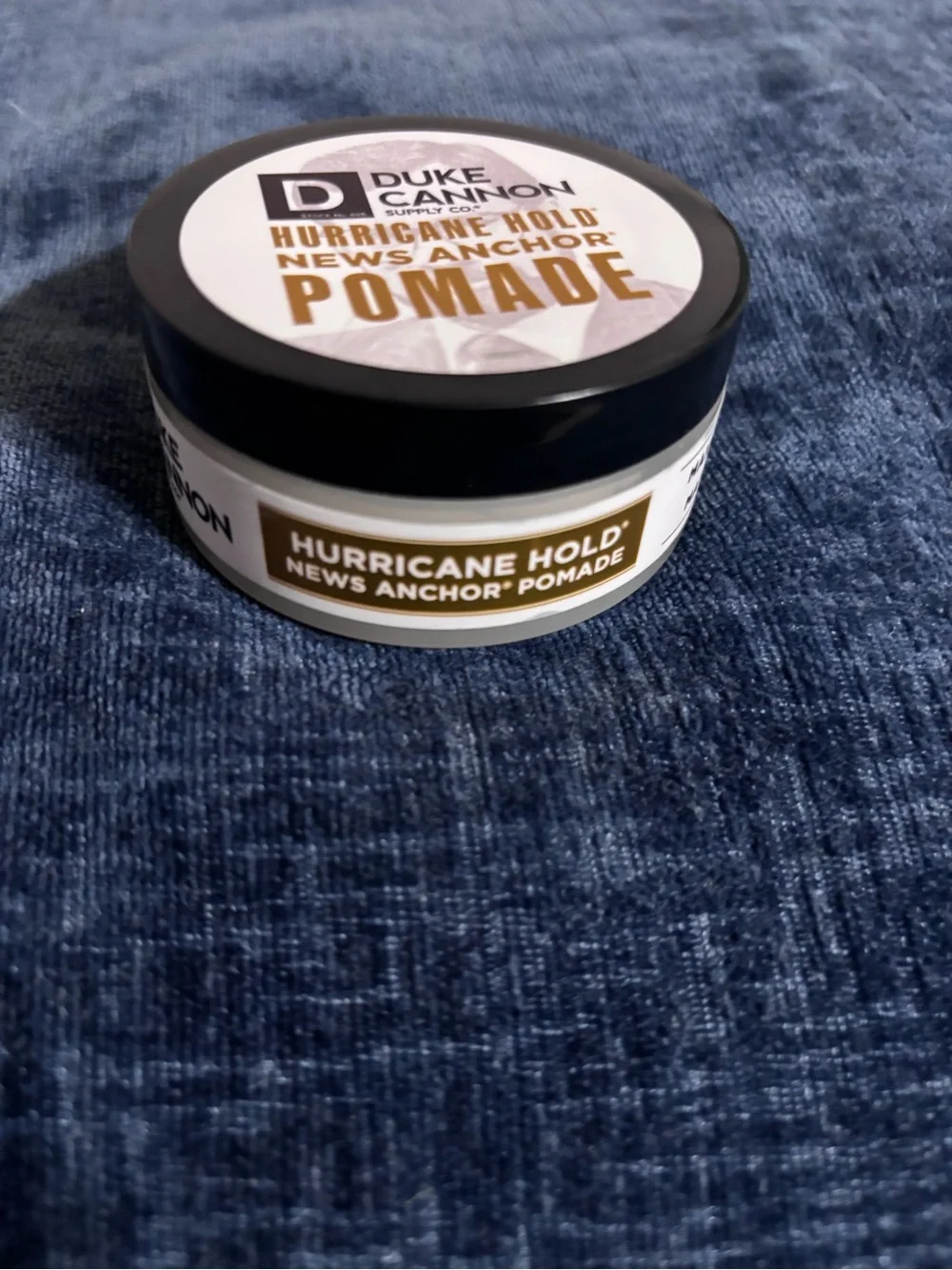 Duke Cannon Hurricane Hold News Anchor Pomade Max. Hold Matt Finish 2 oz New